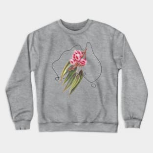 Flowers of Australia - Pink Flowering Gum Crewneck Sweatshirt